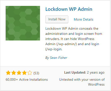 Lockdown WP Admin Change wp admin url