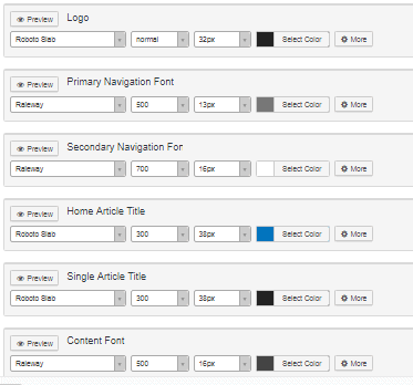 Typography Schema theme review