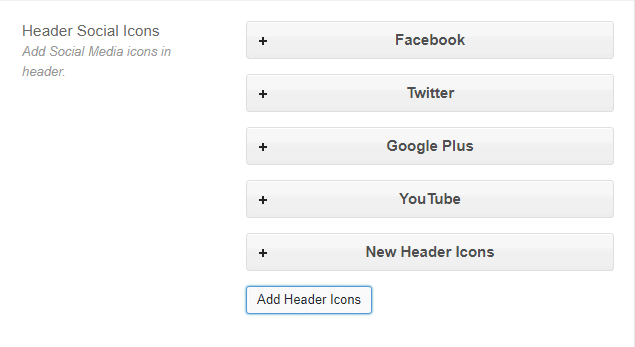 header sociual icons schema theme review