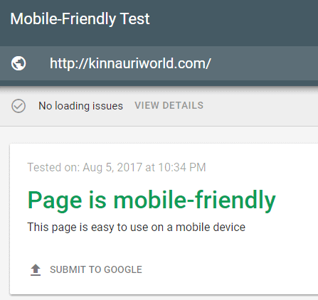 mobile friendly test schema theme review