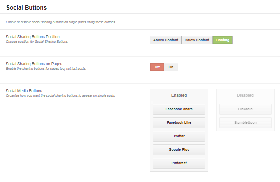 social buttons Schema theme review