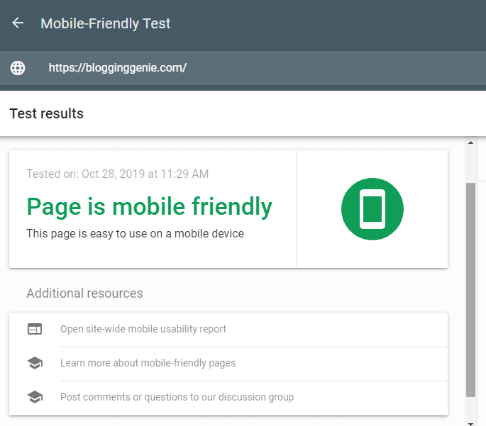 on-page seo 3 Mobile friendly test on-page seo