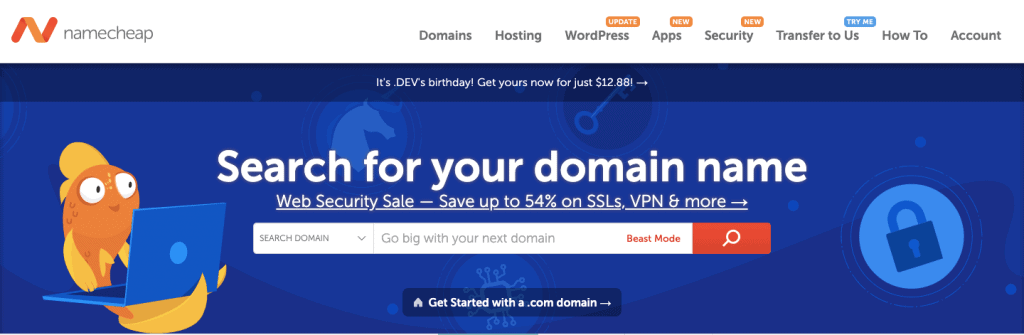 Namecheap monthly hosting plan namecheap