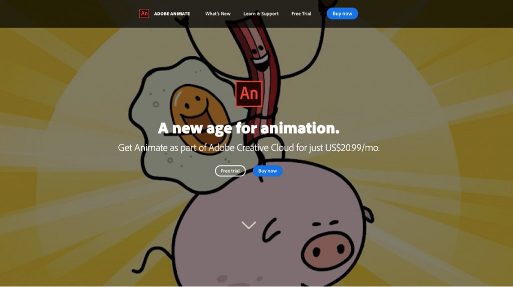 Adobe Animate Adobe Animate whiteboard animation software
