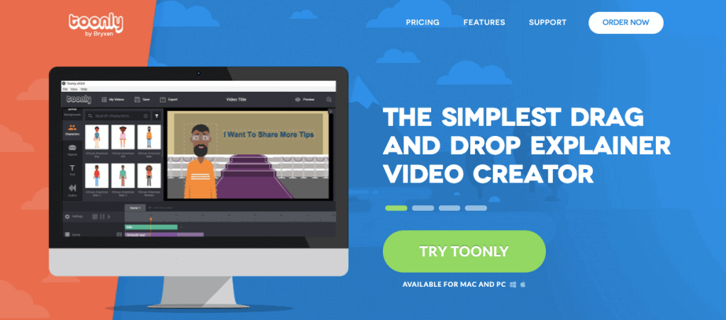 Toonly Toonly whiteboard animation software