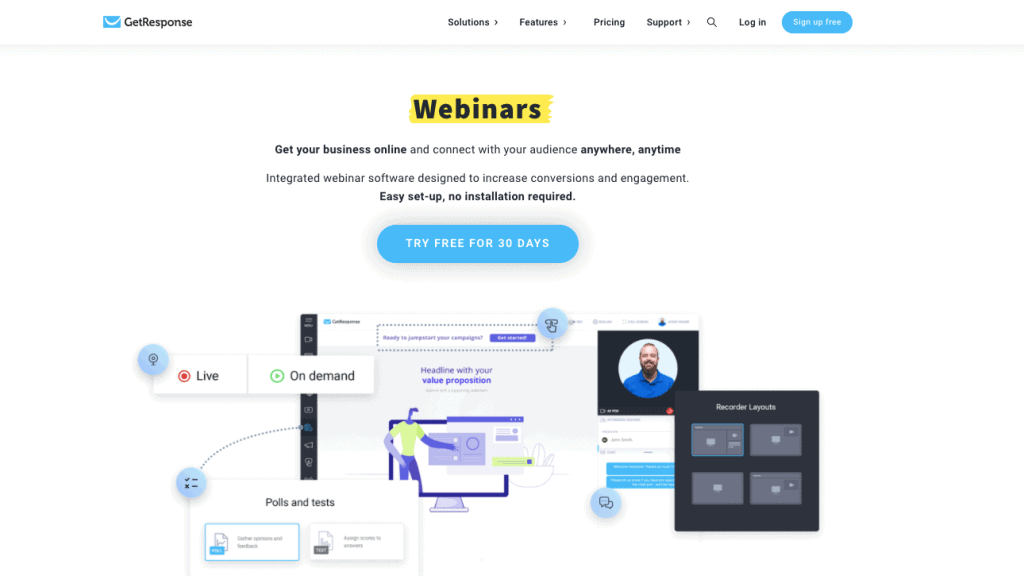 Getresponse Webinar tool Getresponse Webinar tool Best Webinar Software