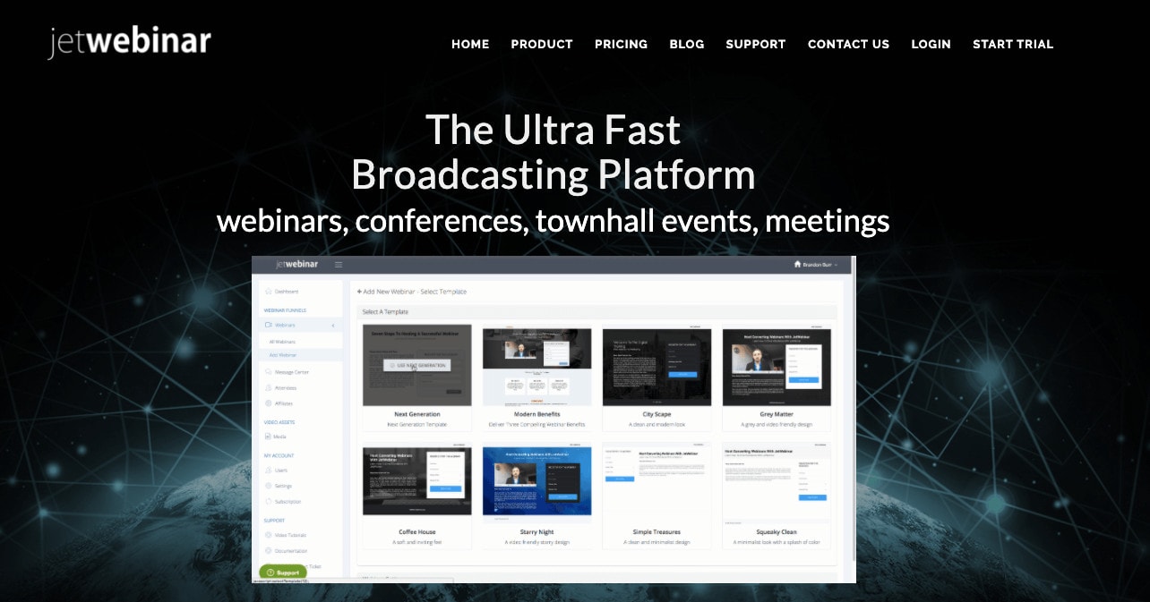 JetWebinar JetWebinar webinar software