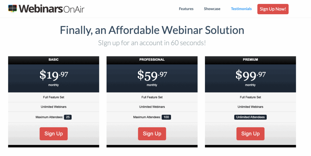Webinars0nAir Pricing Webinars0nAir Pricing Best Webinar Software