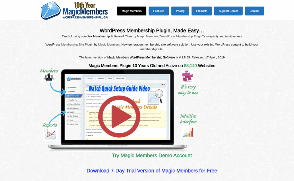 MagicMembers 1 MagicMembers 1 WordPress membership plugins