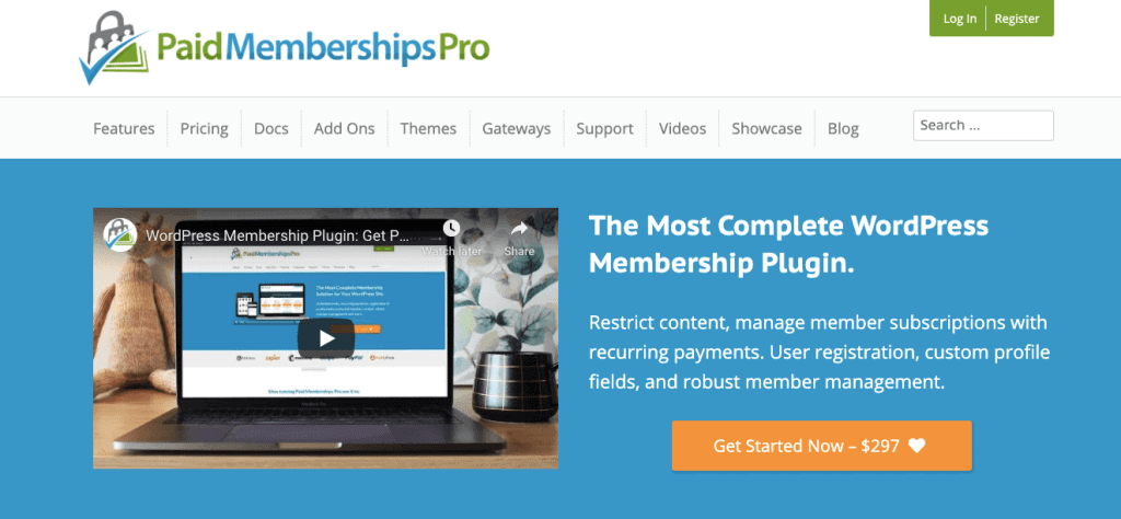 PaidMembership Pro 1 PaidMembership Pro 1 WordPress membership plugins