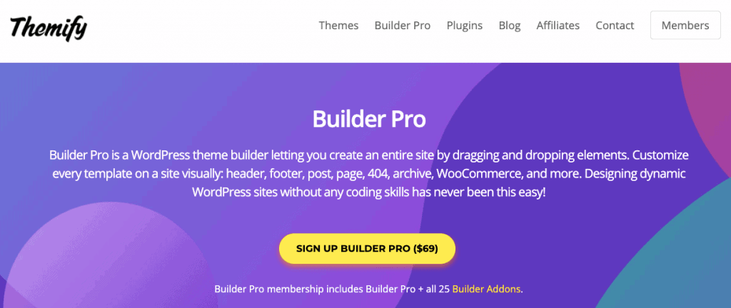Themify Builder Themify Builder WordPress Theme Builder