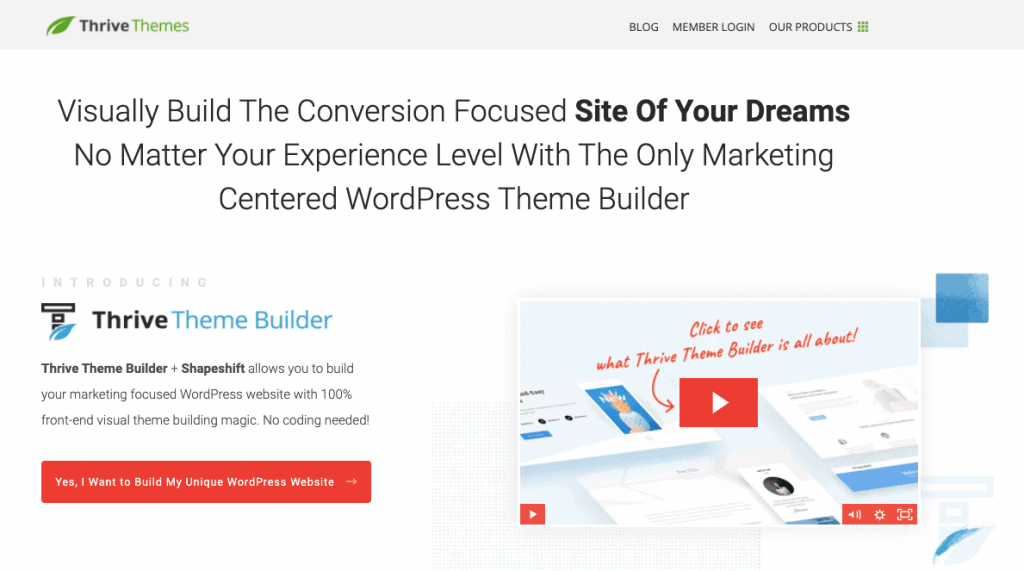 Thrive Theme Builder Thrive Theme Builder WordPress Theme Builder