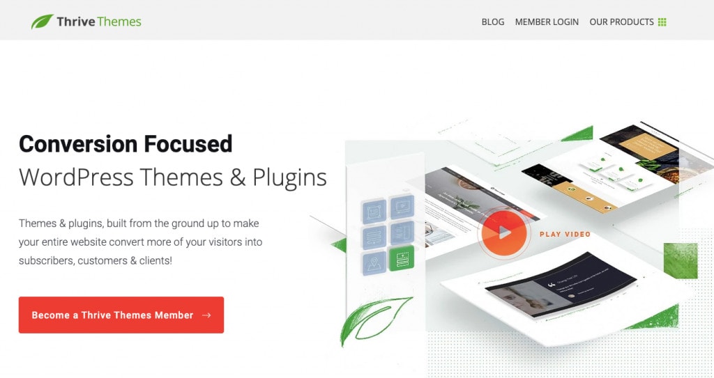 Thrive Themes Thrive Themes best landing page builder software