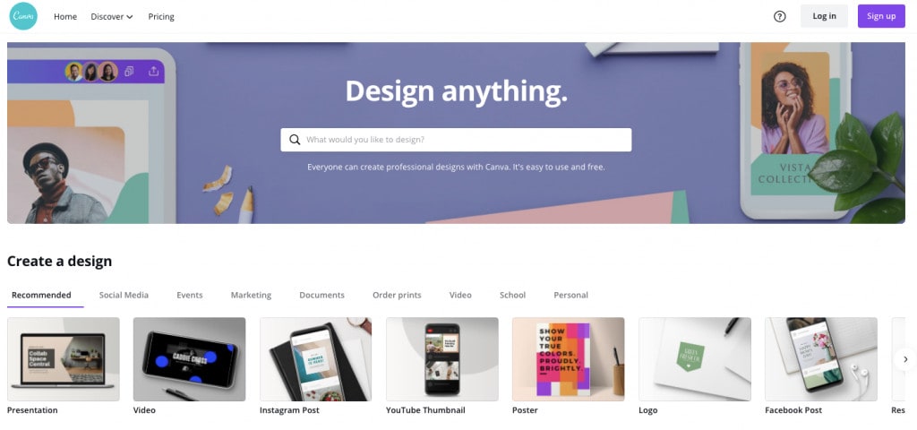 Canva homepage canva coupon
