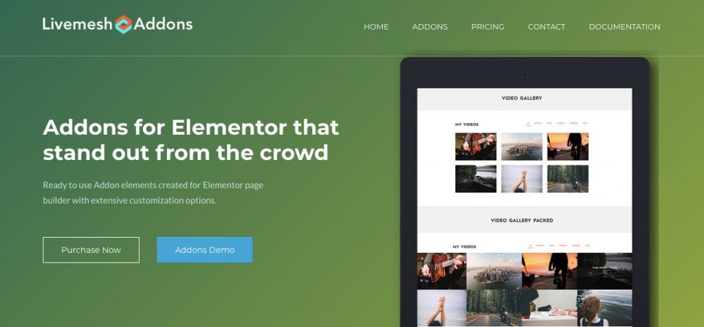 LiveMesh Addons LiveMesh Addons elementor addon