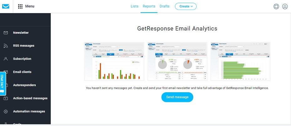 getmai5 Getresponse email analytics